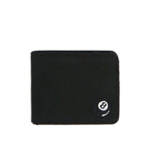 Cropp - Mały czarny portfel z naszywką - czarny