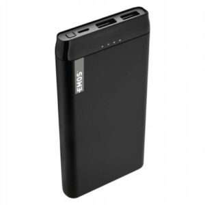 Czarny powerbank 10000mAh 10W USB Emos