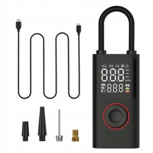 Elektryczny kompresor rowerowy z powerbankiem