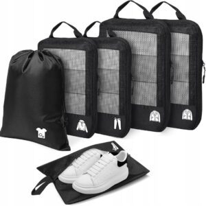 Kostki Kompresyjne Organizery Do Pakowania Uniwersalny Zestaw 6 Szt Samfolk