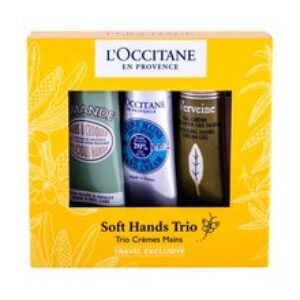 L´occitane Zestaw Migdałowy Ekskluzywny - Trio podróżnych kremów do rąk 90 ml