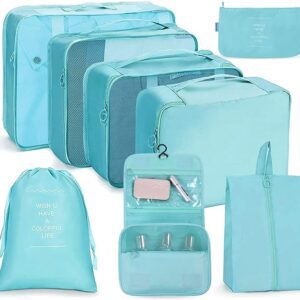 Osdue podróżny Kompresyjne torby do pakowania niebieski