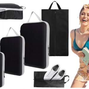 Torby Kompresyjne Organizer Do Walizki Bagażu Mocne 4 szt.