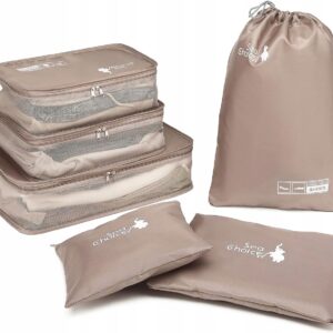 Zestaw Organizerów Do Walizki Do Bagażu 6 Sztuk