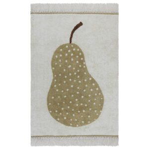 Tapis Petit Dywanik dziecięcy Gruszka cream green 130 x 90 cm