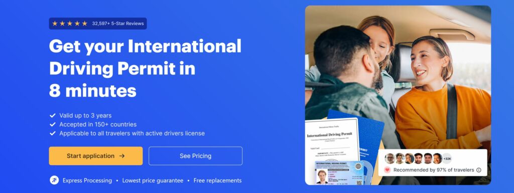 Get your International Driving Permit in 8 minutes