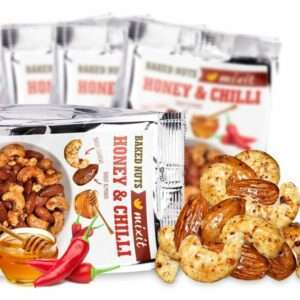 Chilli Mix Nuts - pieczone orzechy z miodem i chili do kieszeni (5 szt.)