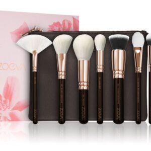 ZOEVA Zestaw pędzli podróżnych The Artists Rose Golden Edition z etui
